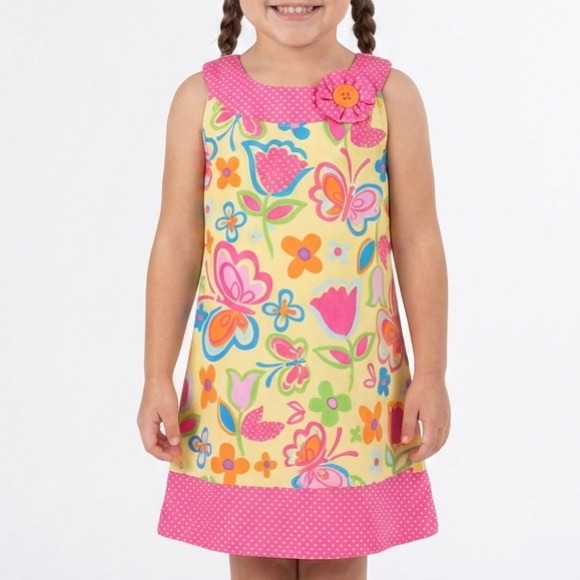 Goodlad Vibrant Pink And Orange Dress